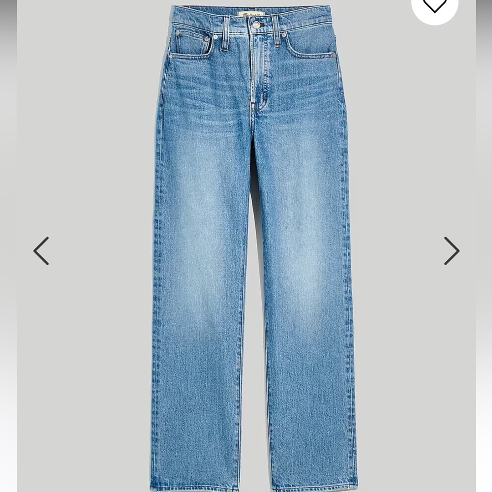 Madewell Jeans—The Perfect Vintage Straight Jean in Ferman Wash